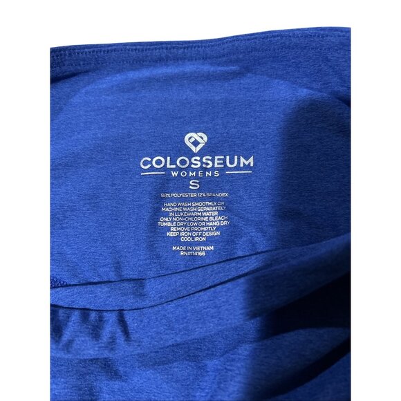 NEW Boise State BSU Broncos Colosseum Blue Stretch Tights Shorts Women's S - Picture 4 of 5